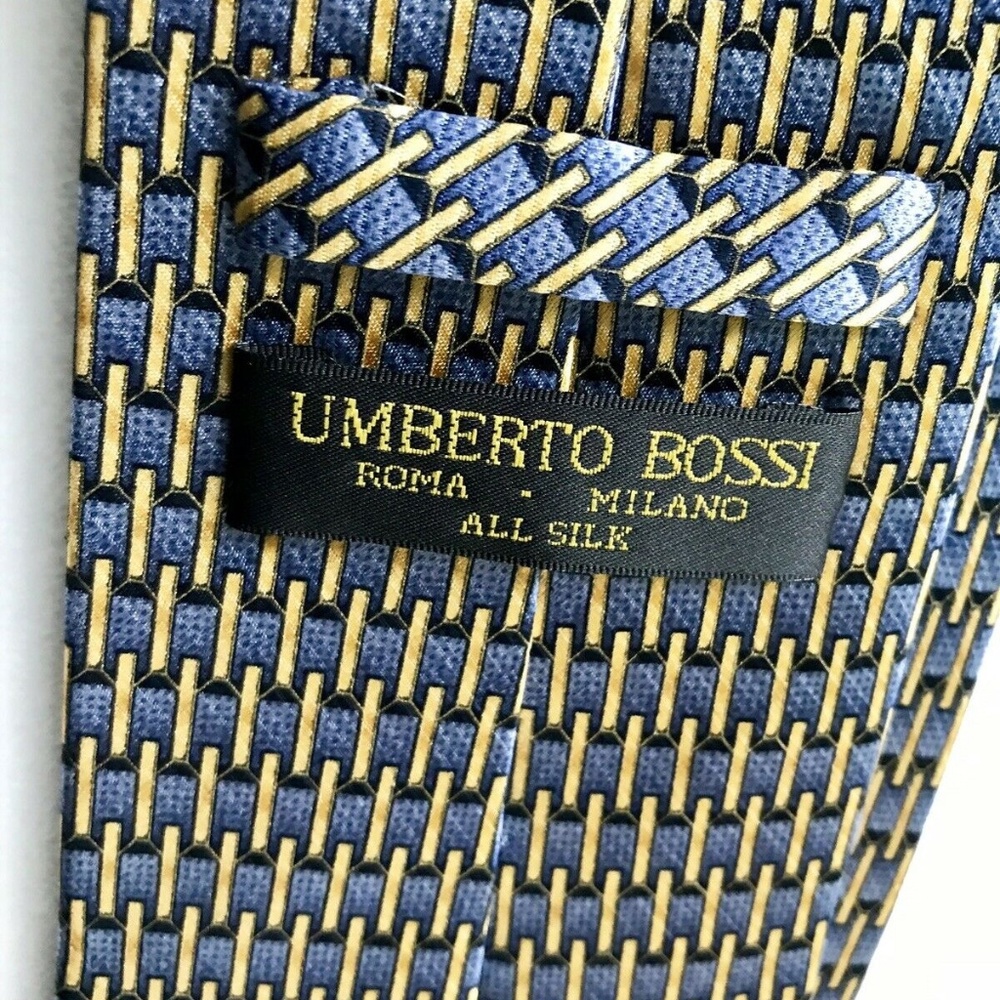Umberto Bossi Handmade All-Silk Executive Tie